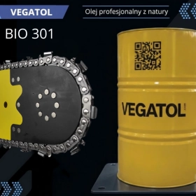 Olej do smarowania układu tnącego - Vegatol Bio 301 - lepkość 150 cSt - Biodegradowalny - 205 L