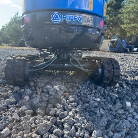 Minikoparka Rippa R10 ECO - 1000kg - Kubota - Transport Gratis - Ramię skrętne - Kciuk hydrauliczny - Szybkozłącze
