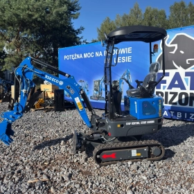 Minikoparka Rippa R10 ECO - 1000kg - Kubota - Transport Gratis - Ramię skrętne - Kciuk hydrauliczny - Szybkozłącze