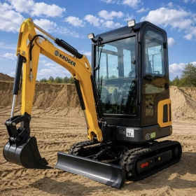 MINIKOPARKA KRÜGER XKW-16 | KUBOTA D722 | KABINA | 1,6 T | NOWA