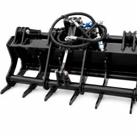Łyżka chwytak hydrauliczny Krokodyl Łyżko Do obornika drewna 100 cm Miniładowarka Gunter Grossmann Kruger Rippa Meyer