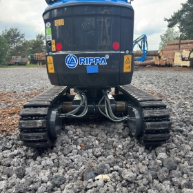 Minikoparka Rippa R13 PRO - 1320kg - TRANSPOR GRATIS - Kubota - Ramię skrętne - Kciuk hydrauliczny - Szybkozłącze hydrauliczne