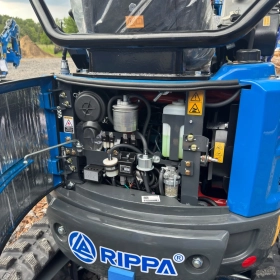 Minikoparka Rippa R18 PRO - TRANSPORT GRATIS - Kubota - Ramię skrętne - Kciuk hydrauliczny - Szybkozłącze hydrauliczne - Dwie prędkości jazdy