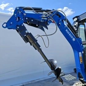 WIERTNICA HYDRAULICZNA Ø30 FI30 DO KOPARKI MINIKOPARKI || dopasujemy mocowanie do Twojej maszyny! || zęby widiowe  ŚWIDER ZIEMNY DO GRUNTU WIERTŁO 