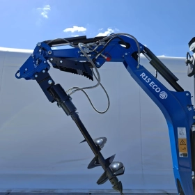 WIERTNICA HYDRAULICZNA Ø30 FI30 DO KOPARKI MINIKOPARKI || dopasujemy mocowanie do Twojej maszyny! || zęby widiowe  ŚWIDER ZIEMNY DO GRUNTU WIERTŁO 