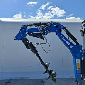 WIERTNICA HYDRAULICZNA Ø30 FI30 DO KOPARKI MINIKOPARKI || dopasujemy mocowanie do Twojej maszyny! || zęby widiowe  ŚWIDER ZIEMNY DO GRUNTU WIERTŁO 