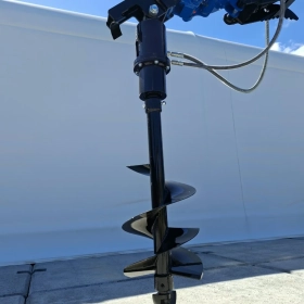 WIERTNICA HYDRAULICZNA Ø30 FI30 DO KOPARKI MINIKOPARKI || dopasujemy mocowanie do Twojej maszyny! || zęby widiowe  ŚWIDER ZIEMNY DO GRUNTU WIERTŁO 